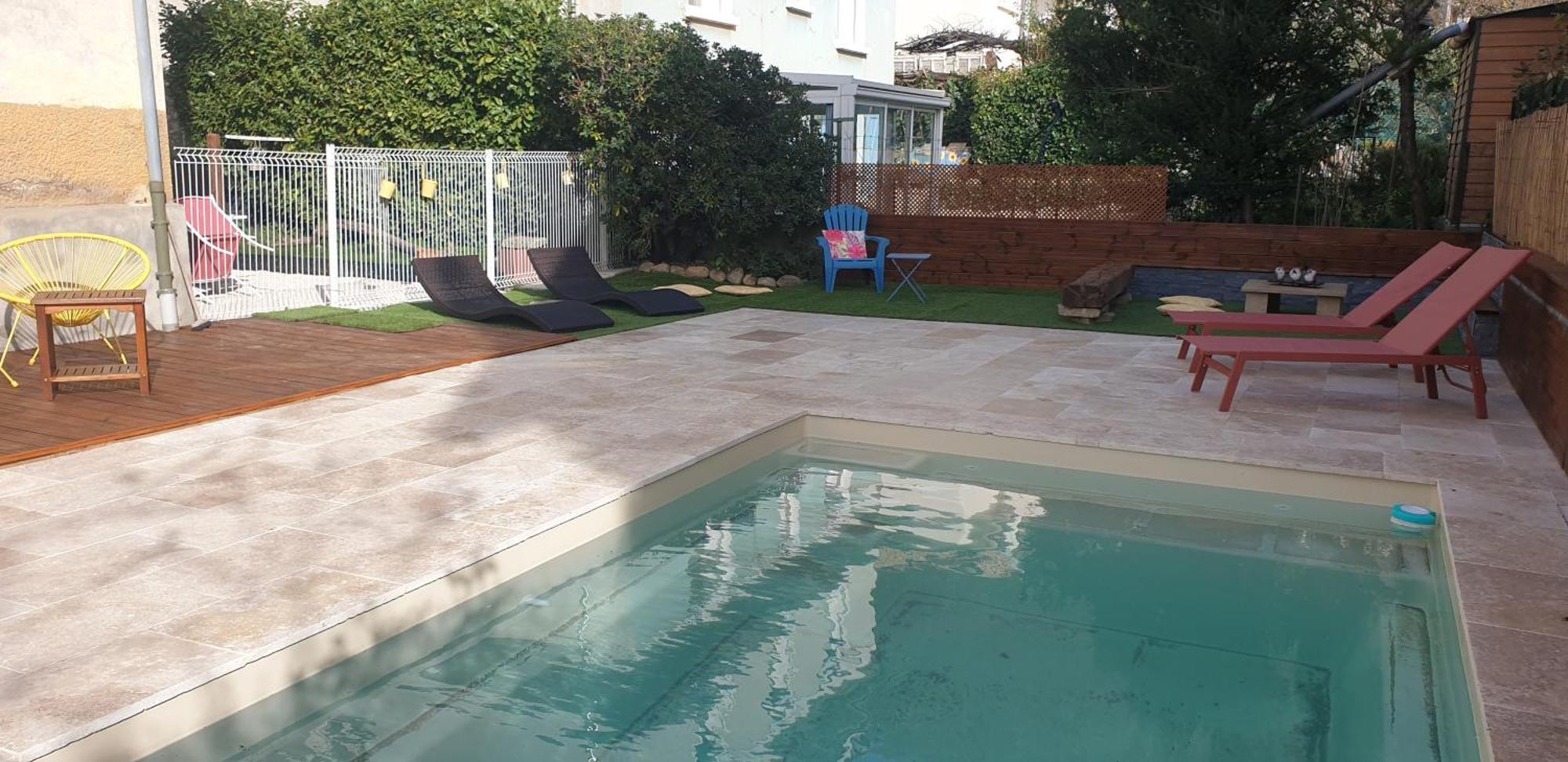 Charmant T3 Avec Piscine Digne-les-Bains Bagian luar foto